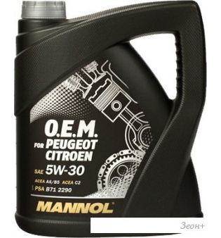   Mannol O.E.M. for peugeot citroen 5W-30 4