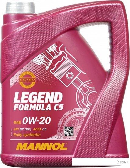 Моторное масло Mannol Legend Formula C5 0W-20 5л