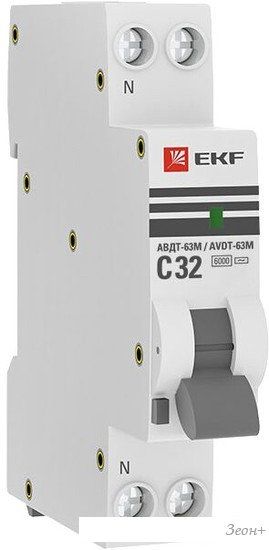 Дифференциальный автомат EKF PROxima АВДТ-63М 32А30мА DA63M-32-30