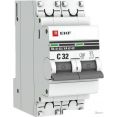 Выключатель автоматический EKF ВА 47-63 2P 32А (C) 4.5kA PROxima mcb4763-2-32C-pro