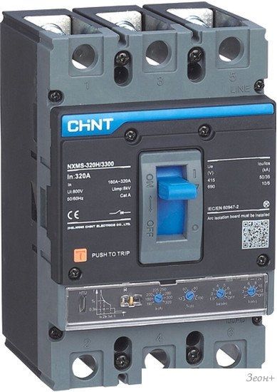 Выключатель автоматический Chint NXMS-250SF 3P 200А 36кА 264754