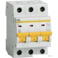 Выключатель автоматический IEK ВА 47-29 3п 8А D MVA20-3-008-D
