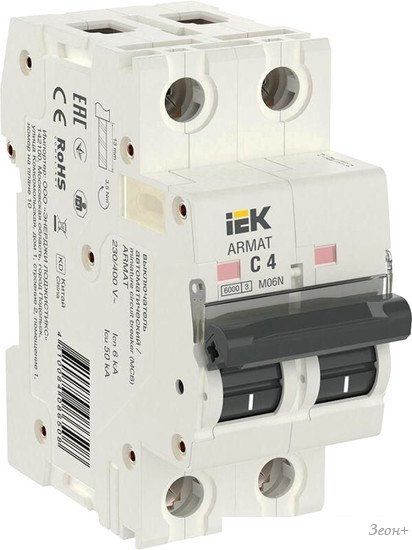 Выключатель автоматический IEK AR-M06N-2-C004