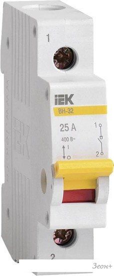Выключатель нагрузки IEK ВН-32 1Р 25А MNV10-1-025