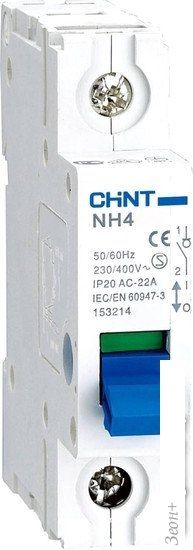 Выключатель нагрузки Chint NH4 1P 100А 398036