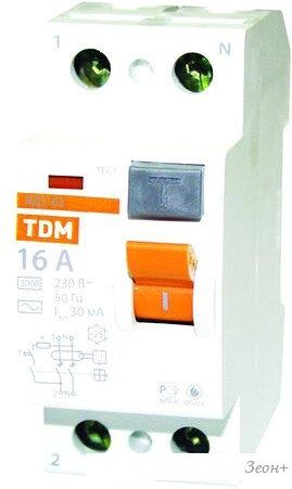 Устройство защитного отключения TDM Electric ВД1-63-2Р-63А-30мА SQ0203-0019