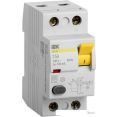 Устройство защитного отключения IEK ВД1-63 2P 25А 100mA MDV10-2-025-100