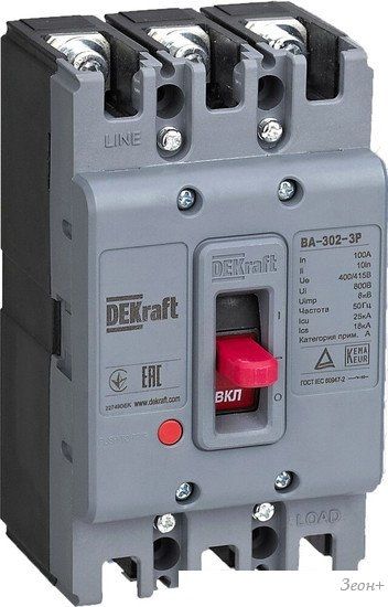 Выключатель автоматический Schneider Electric 12287DEK