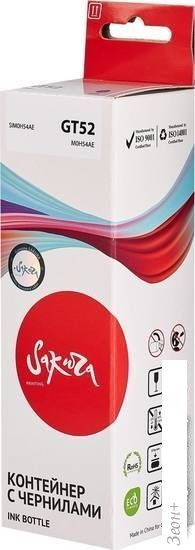 Картридж Sakura Printing SIM0H54AE (аналог HP GT52 Cyan)
