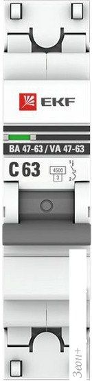EKF PROxima ВА 47-63 1Р 63А (C) mcb4763-1-63C-pro