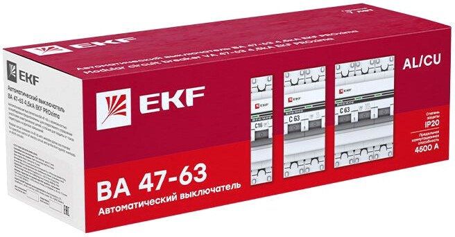 EKF PROxima ВА 47-63 1Р 63А (C) mcb4763-1-63C-pro