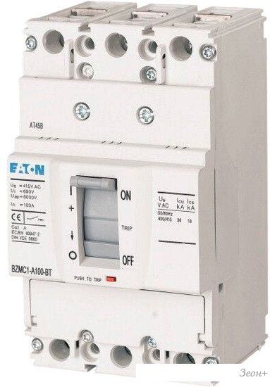 Выключатель автоматический Eaton BZMB1-A20-BT 20A 3P 25кА 109738