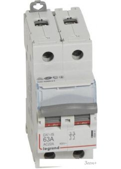 Выключатель нагрузки Legrand DX3 2П 63A 406441