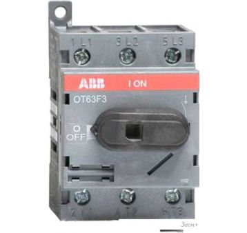 Выключатель нагрузки ABB OT63F3 63А 3P 3M 1SCA105332R1001