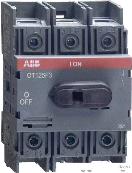 Выключатель нагрузки ABB OT125F3 125А 3P 4M 1SCA105033R1001