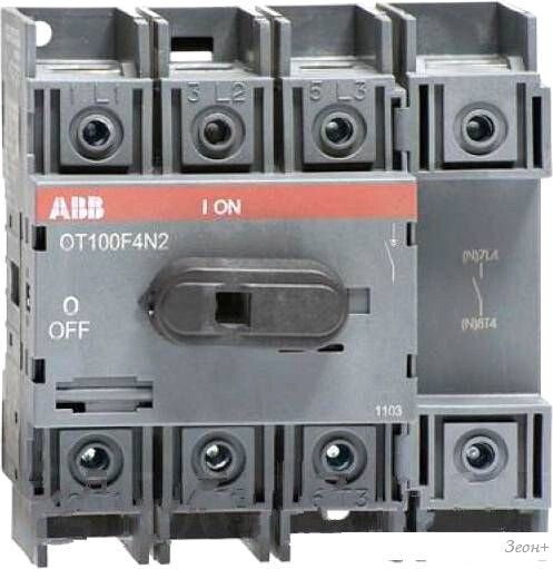 Выключатель нагрузки ABB OT100F4N2 100А 4P 5.5M 1SCA105018R1001