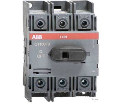 Выключатель нагрузки ABB OT100F3 100А 3P 4M 1SCA105004R1001