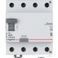 Устройство защитного отключения Legrand RХ3 4P 40A 30mA 10kA 4M тип АС 402063