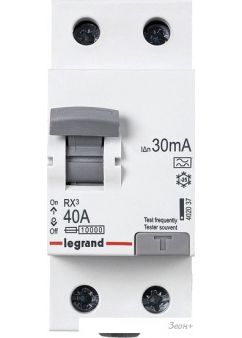    Legrand RX3 2P 40A 10kA 30mA A 402037