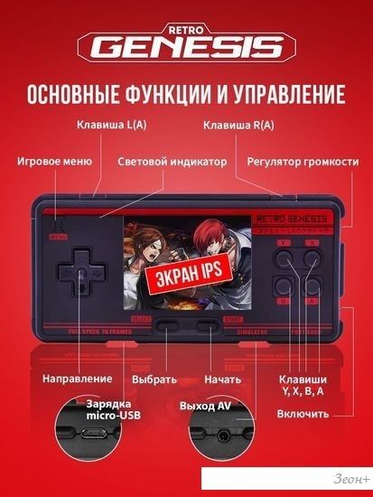 Игровая приставка Retro Genesis Port 3000