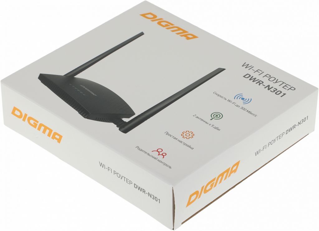 Wi-Fi роутер Digma DWR-N301