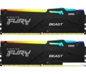   Kingston FURY Beast RGB 2x32 DDR5 6000 KF560C40BBAK2-64