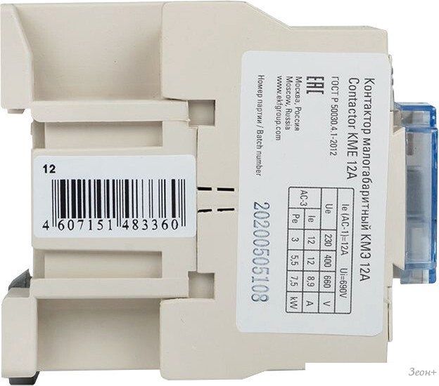 Контактор EKF PROxima КМЭ ctr-s-12-380