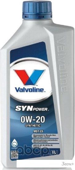 Моторное масло Valvoline SynPower MST C5 0W20 886742 1л