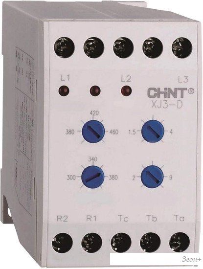 Реле контроля фаз Chint XJ3-D AC380V 284003