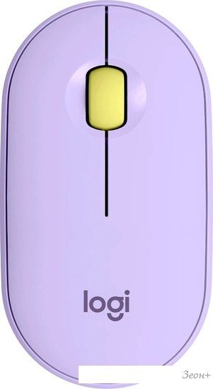 Мышь Logitech M350 Pebble (лавандовый)