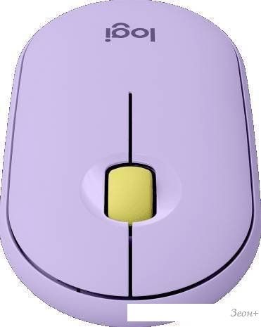Мышь Logitech M350 Pebble (лавандовый)