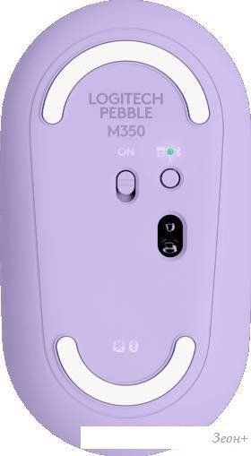 Мышь Logitech M350 Pebble (лавандовый)