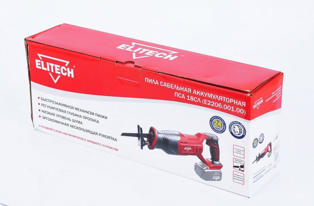 Сабельная пила ELITECH ПСА 18СЛ (без АКБ)
