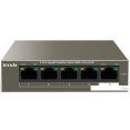 Неуправляемый коммутатор Tenda TEG1105P-4-63W