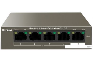 Неуправляемый коммутатор Tenda TEG1105P-4-63W