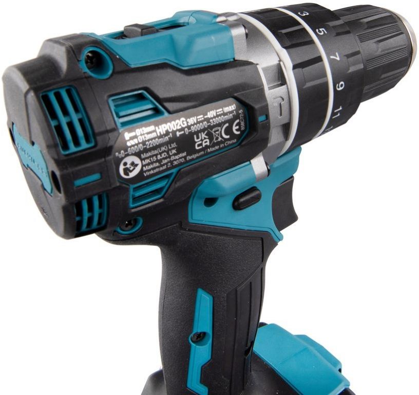 Ударная дрель-шуруповерт Makita HP002GD201 (с 2-мя АКБ, кейс)