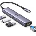 USB-хаб Ugreen CM475 USB C to Ethernet 60600