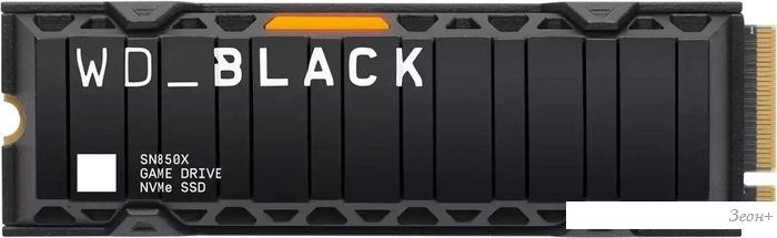 SSD WD Black SN850X NVMe Heatsink 2TB WDS200T2XHE