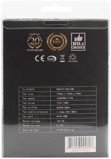 Вентилятор для корпуса Thermalright TL-C12015
