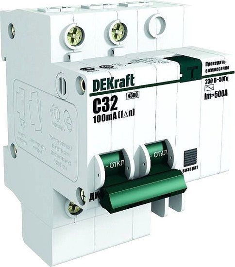 Дифференциальный автомат Schneider Electric DEKraft 15158DEK