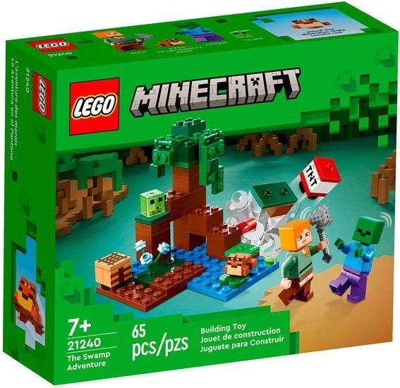 Конструктор LEGO Minecraft 21240 Болотное приключение