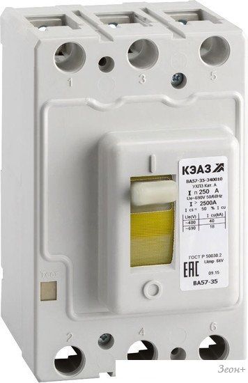 Выключатель автоматический КЭАЗ 160А 1600Im ВА57-35-340010 УХЛ3 690В AC 108586