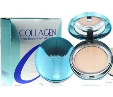 Компактная пудра Enough Collagen Hydro Moisture Two Way Cake SPF25 PA++ тон 13 (2x13 г)