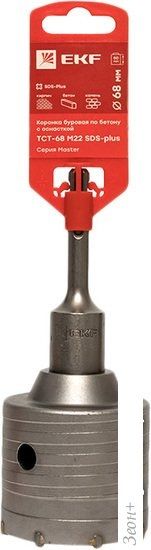 Коронка EKF Master TCT-68 М22