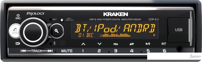 USB-магнитола Prology CDP-8.3 Kraken