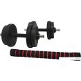 Гантели с грифом для штанги TREX Sport композитные с соединительным грифом 2x5 кг