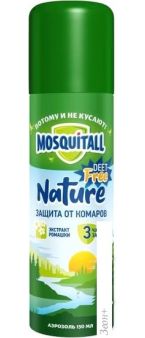 Спрей от насекомых Mosquitall Nature от комаров (150 мл)