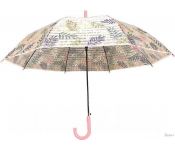 Зонт-трость RST Umbrella Веточки ВУ-816 (розовый)
