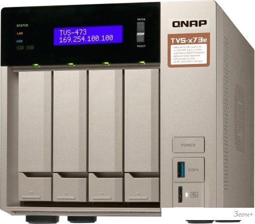Сетевой накопитель QNAP TVS-473E-8G