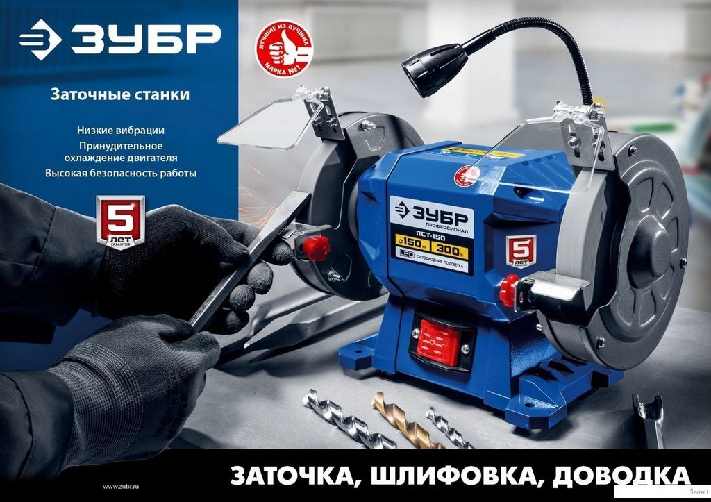 Заточный станок Зубр Профессионал ПСТ-200